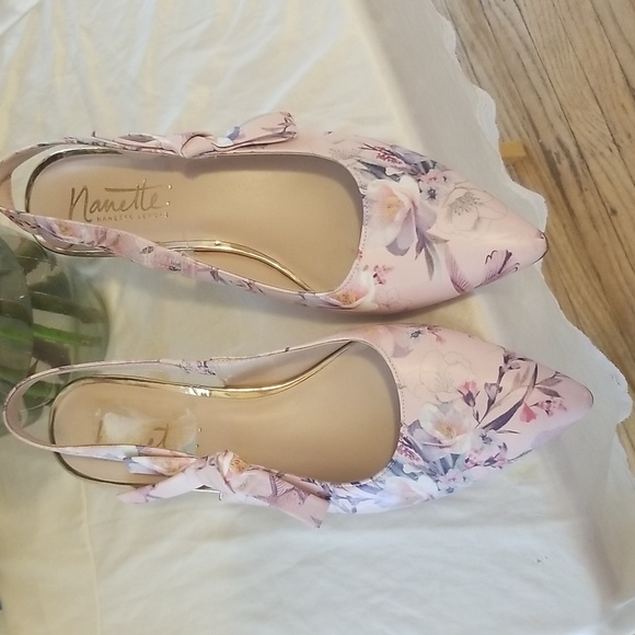NANETTE Lepor 2" Slingback Heels. Size 8 - Picture 3 of 10